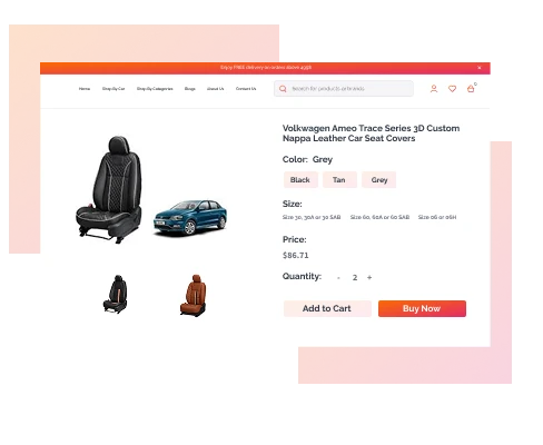 Virtual Vehicle and Parts Customization - South Africa